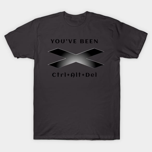 Ctrl Alt Del Design T-Shirt by rsmaharaj